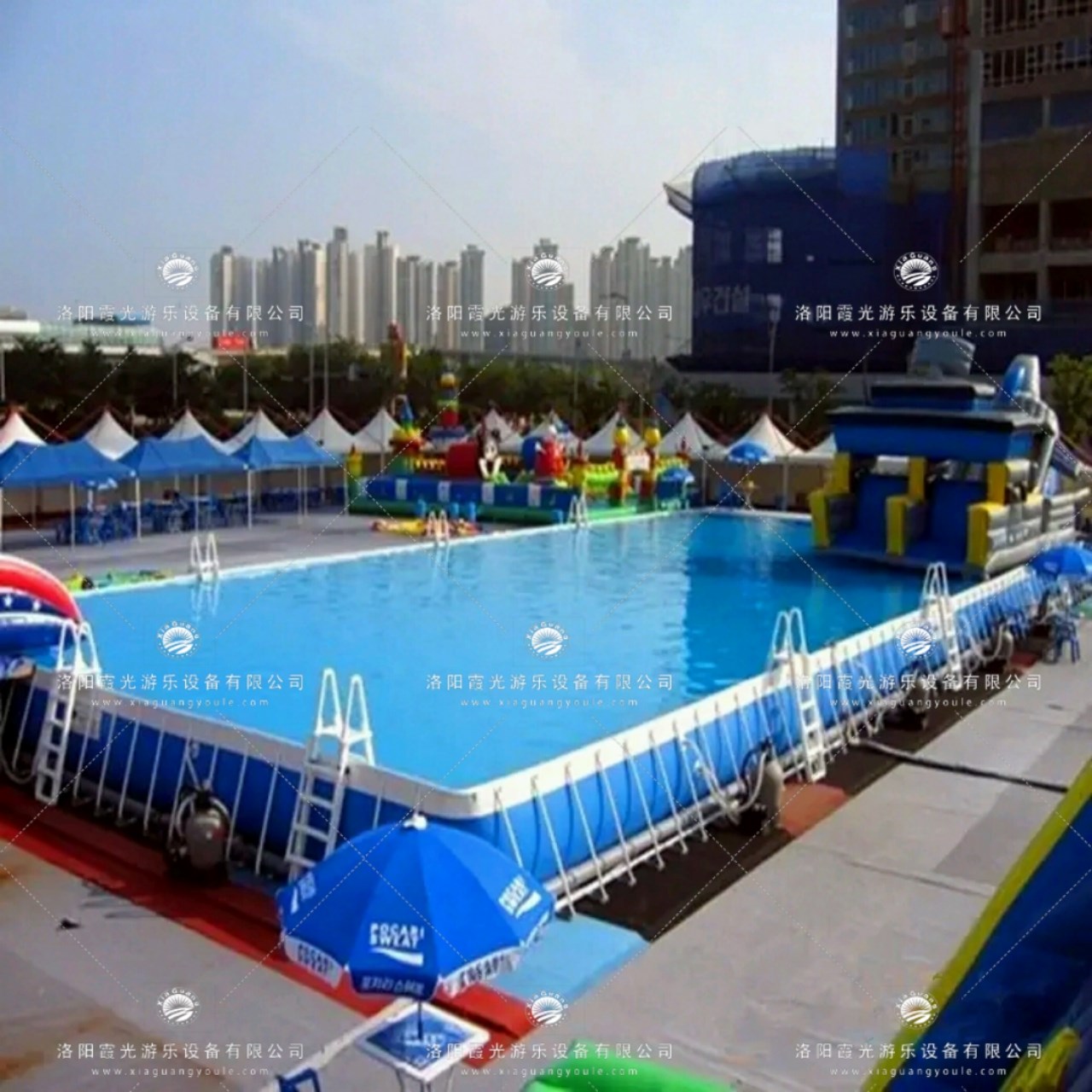 杨浦广告支架游泳池
