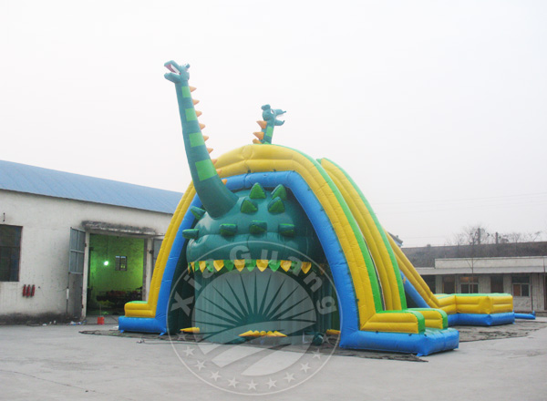 杨浦恐龙充气水滑梯